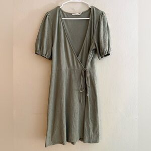 Lush Mini Wrap Dress